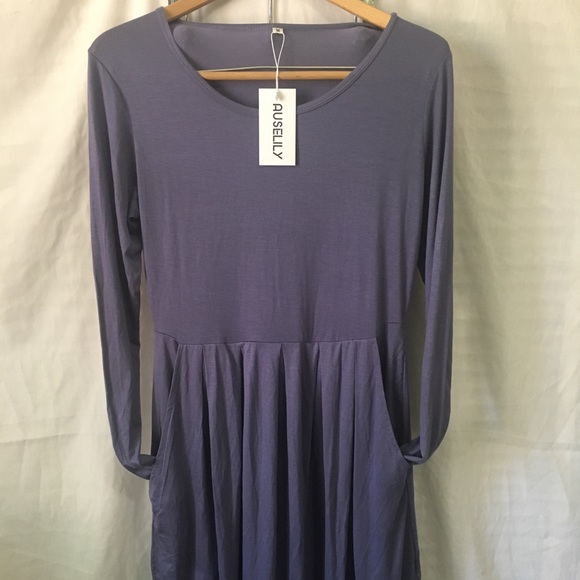 Lavender Auselily Dress w/ PocKeTs - Picture 6 of 8